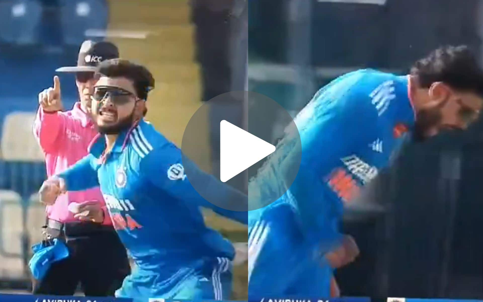 [Watch] Riyan Parag Beats Kohli In Aggression After Preventing Avishka From Smashing A Ton